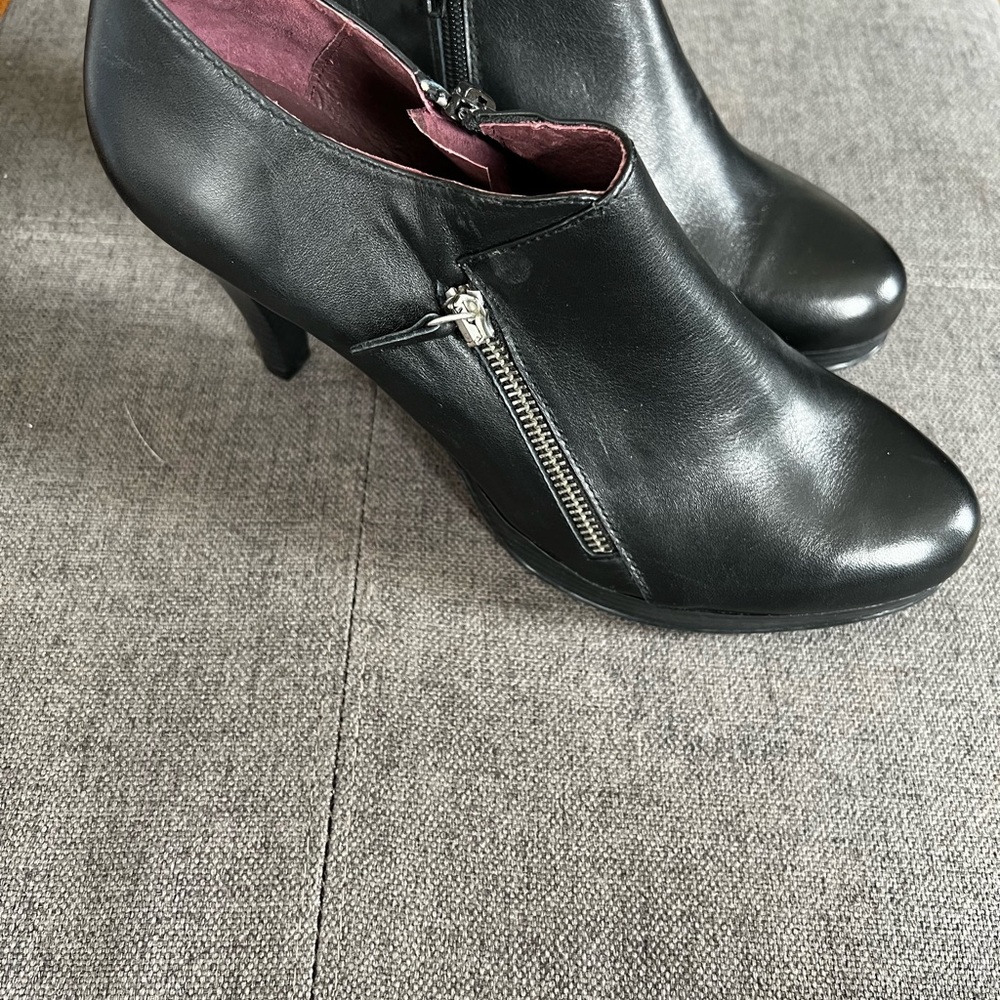 High heeled booties from Spain.